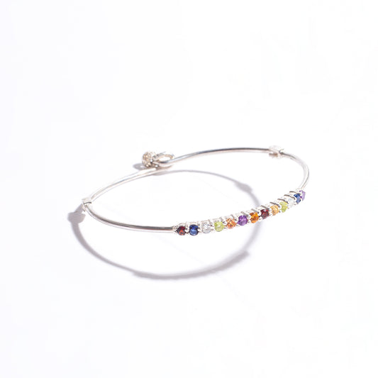 925 silver and semi precious stones Bracelet