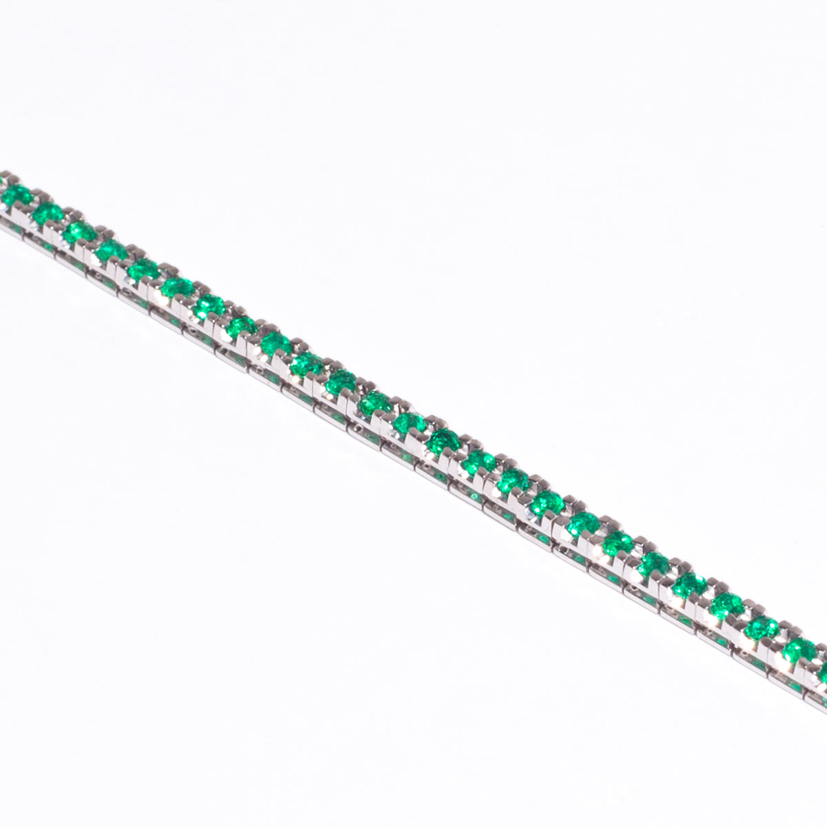 White gold and emeralds Bracelet