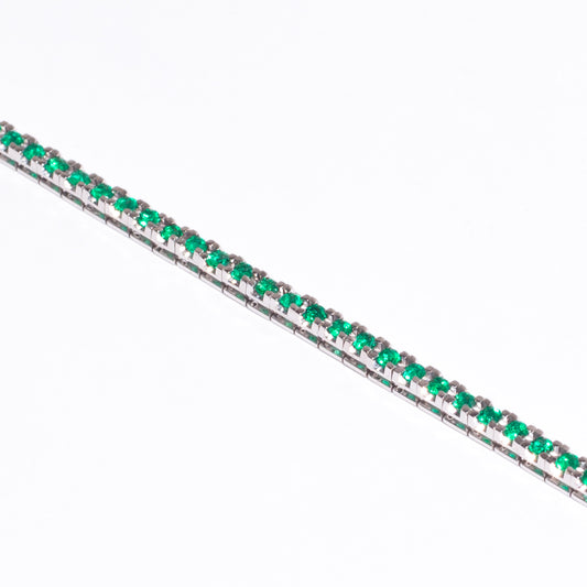 White gold and emeralds Bracelet